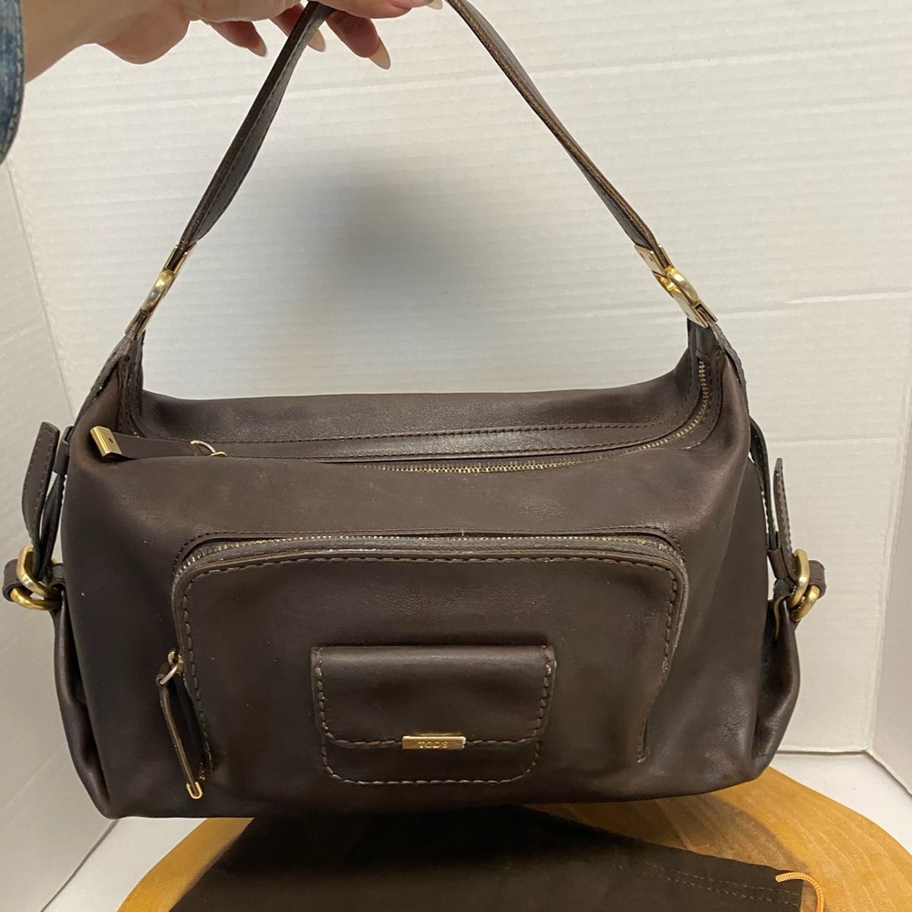 Tods All Leather Hobo Bag w/Dustbag